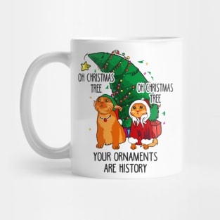 Funny Meme Cats Christmas Men Kids Women Cat Ugly Christmas Mug